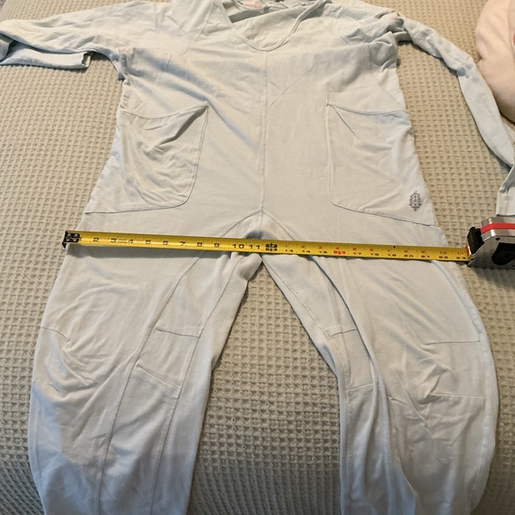 FP Movement Hot Shot Long Sleeve Stretch Cotton Jumpsuit Artic Snow - Picture 13 of 13